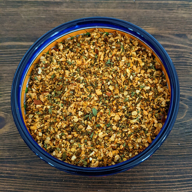 bowl of tangy citrus serrano seasoning product